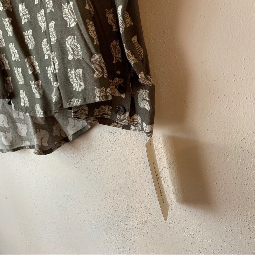 XL Sonoma Fox Blouse (New w/ Tags) - Picture 3 of 3